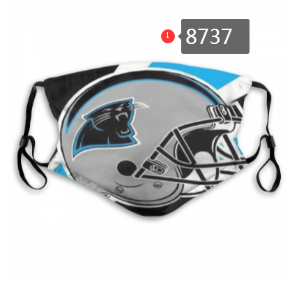 NFL 2020 Carolina Panthers Dust mask with filter